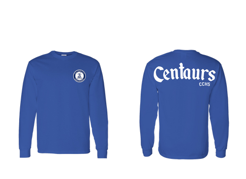 Long Sleeve Blue T-Shirt - Centaurs