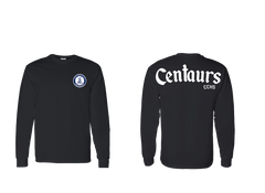 Long Sleeve Black T-Shirt - Centaurs