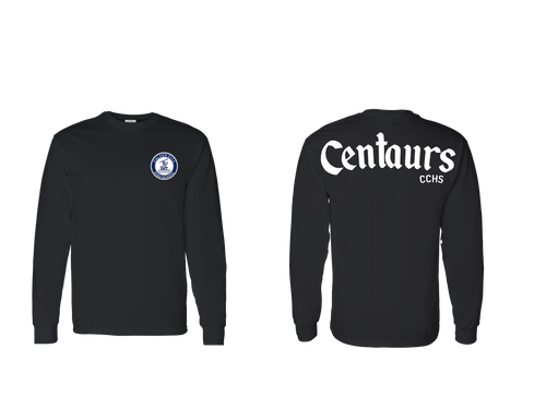 Long Sleeve Black T-Shirt - Centaurs